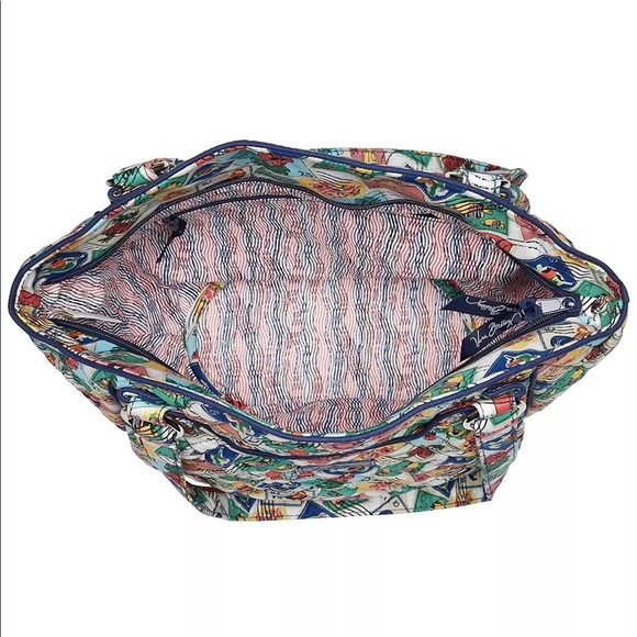 Vera Bradley Glenna Cuban Stamps Shoulder Bag - Picture 6 of 9